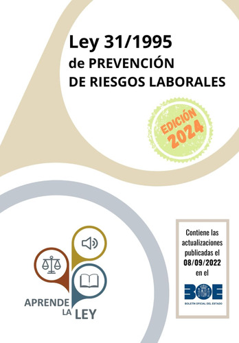 Libro: Ley De Prevención De Riesgos Laborales (spanish Editi