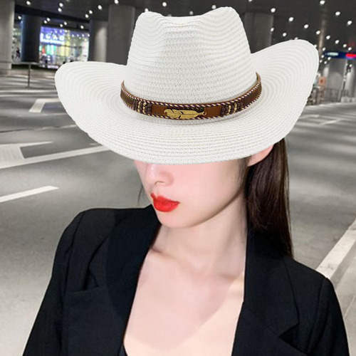 Sombreros Retro De Vaquero Para Mujer, Para Montar A Caballo
