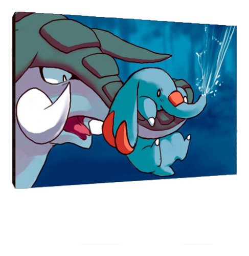 Cuadros Poster Pokemon Phanpy Evolucion 20x29 (oyn 4)