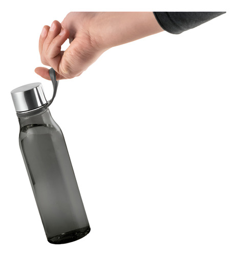 Garrafa Squeeze De Agua Academia 590ml Cor Preto