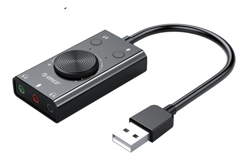 Adaptador Usb X Audio Fone Microfone Profissional Orico Sc2