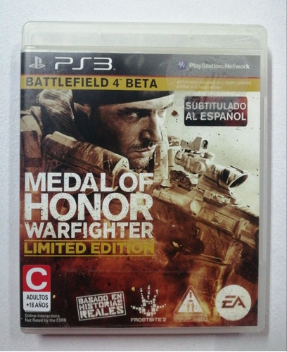 Medal Of Honor Warfigther Limited Edition | Playstation 3 