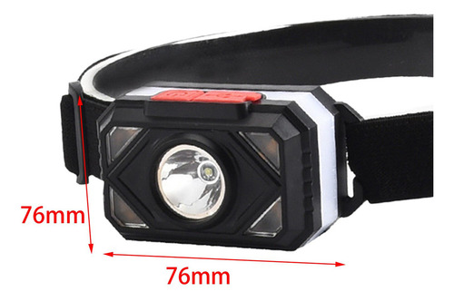 2 Linterna Frontal Led Usb Brillante, Linterna Frontal