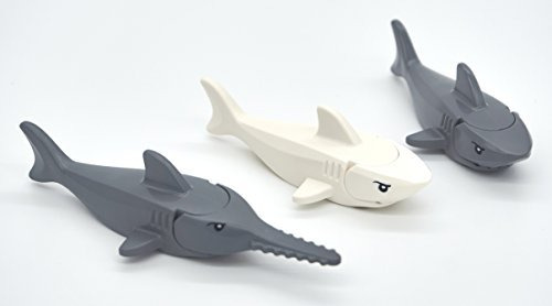 Paquete Combinado De Lego Shark And Sawfish Con Estampado De