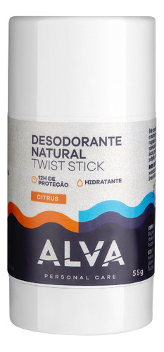 Desodorante stick Alva Twist Natural cítrica