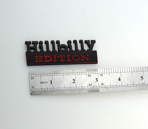 2pc Set Hillbilly Edition Emblem Emblem 3d Insignia De La De
