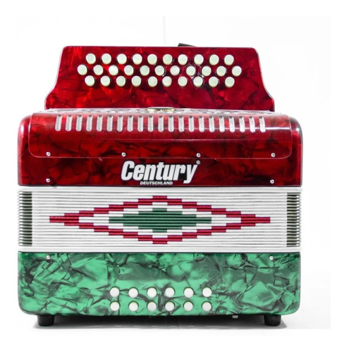 Century C3012b Acordeon Botones Sol Bandera 30 Botones 12 B