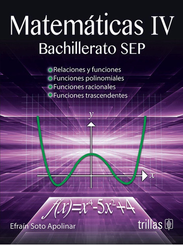 Libro Matematicas 4: Bachillerato Sep