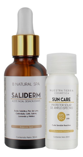 Saliderm Aceite Facial Desincrustante Saca Comedones