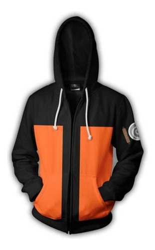 Sudadera Con Capucha Y Cremallera Para Jóvenes, Anime Naruto