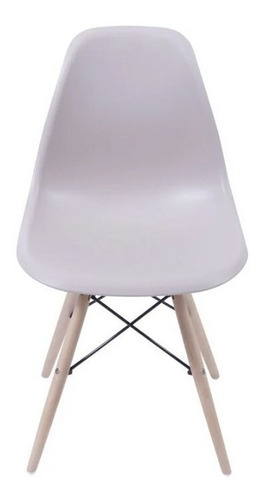 Cadeira de jantar BoxBit DKR Eames base madera, estrutura de cor  fendi, 1 unidade