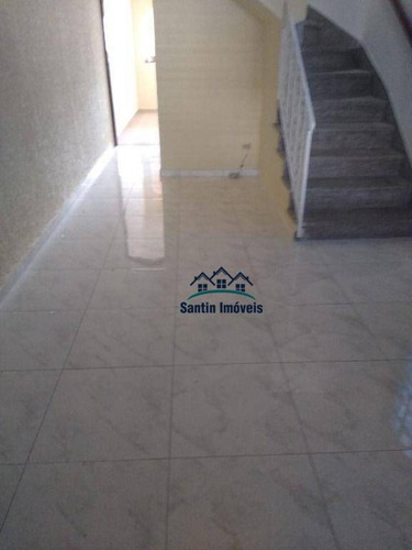 Imagem 1 de 27 de Sobrado Com 3 Dormitórios À Venda, 168 M² Por R$ 450.000,00 - Jardim Las Vegas - Santo André/sp - So0447