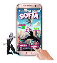 Comprar Invitación Interactiva Ghost Spider Botón Mapa Y Confirmar