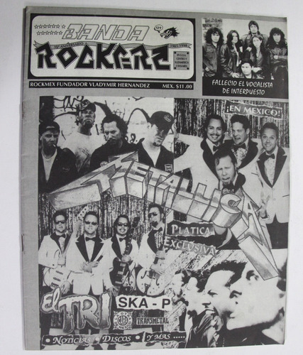 Gusanobass Revista Banda Rockera N124 Metallica Ska P Tri 