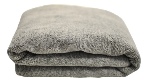Imagen 2 de 2 de Paño Toalla 60x90cm Microfibra Gris Superabsorvente Laffitte Color Gris