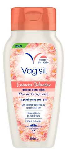 Vagisil Sabonete Líquido Íntimo Flor De Pessegueiro 200ml