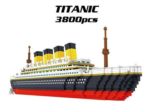 Juego De Bloques De Construcción Titanic 9913, 3.800 Piezas