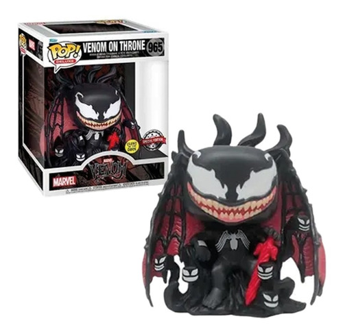 Funko Pop Marvel Venom: Venom On Throne Gitd Special Editon