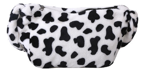 Bolso Bandolera Casual Con Estampado De Vaca Para Mujer Plus