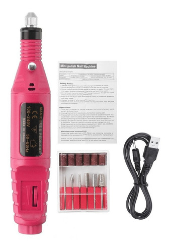 Imagen 2 de 7 de Combo Cabina Led Uv 48w + Torno Manicura Pedicura Fresas