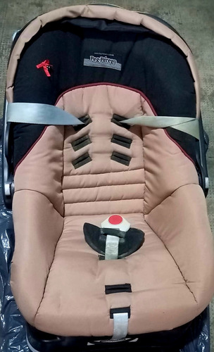 Huevito Peg Perego Primo Viaggio Para Auto Y Cochecito Primo Viaggio Negro Y Beige (Usado)