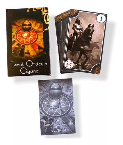 Baralho Tarot do Cigano Vladimir Deck 36 Cartas Oráculo em