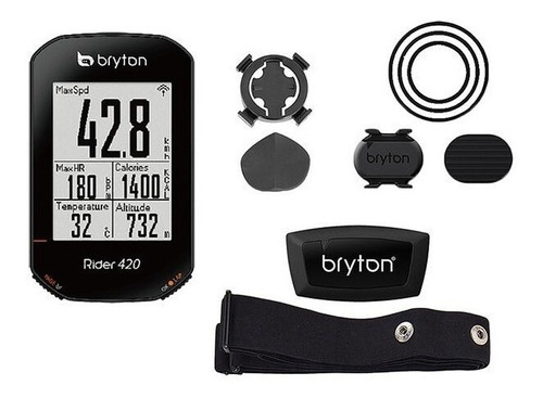 Ciclocomputadora Bryton 420 T Sensor Cadencia Banda Cardio 