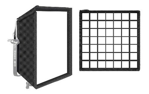 Softbox Plegable Con Grid Para Gvm 800d/560as/480ls