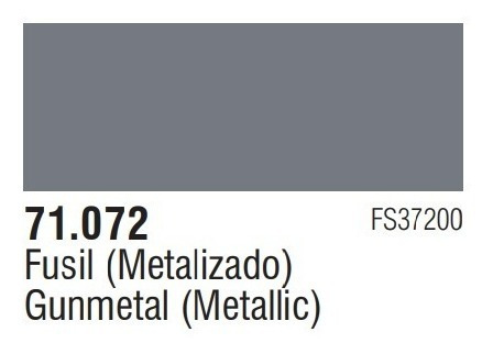 Tinta Gunmetal 71072 Model Air Vallejo Modelismo