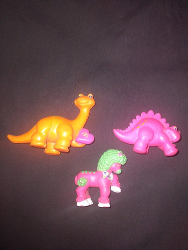 Figuras Dinosaurios Mc Donalds 1985