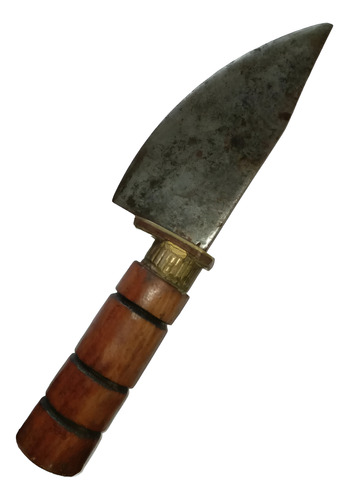 Antigua Cuchilla Criolla Artesanal Facon De Campo Gaucho Marrón Claro (Usado)