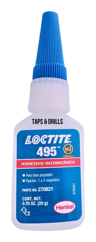 Loctite 495 Adhesivo 20 Gramos Henkel Original
