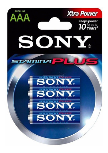 Pila Sony Tipo Aaa X 4 Alcalina Nueva Sellada Orig (am4-b4d)