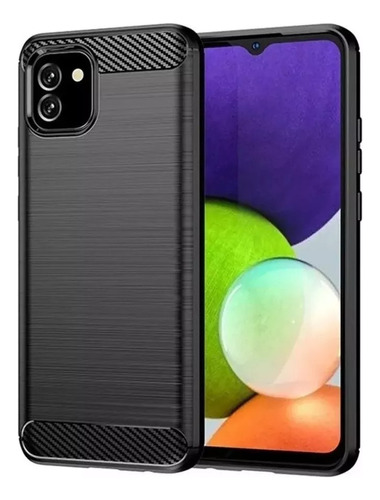  Funda Fibra De Carbono Tpu Rugged Para Samung Galaxy A04e