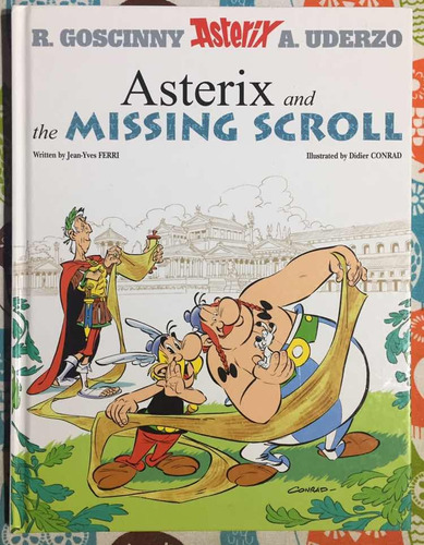 Asterix And The Missing Scroll Hardcover ( En Inglés)