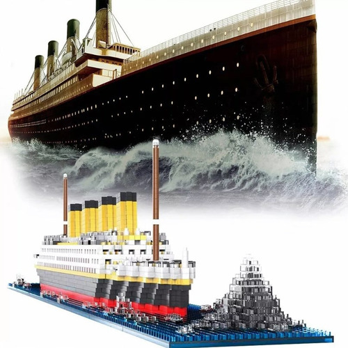 1878 Pzs Bloques De Construcción Puzzle 3d Titanic