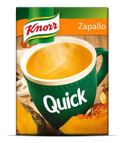 Sopa Knorr Quick Sabor Zapallo X5 Unidades