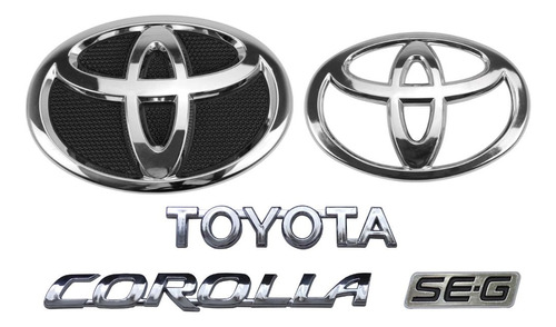 Emblemas Corolla Seg Toyota Logo Mala Logo Grade 2009 A 2014