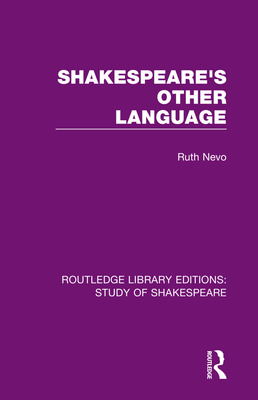 Libro Shakespeare's Other Language - Nevo, Ruth