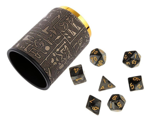 7x Polyhedral Dice Para Dungeons And Dragons Juegos De Mesa