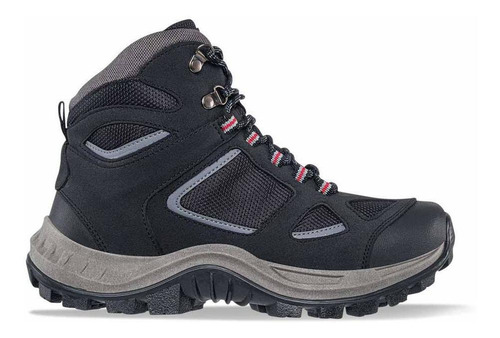 Imagen 2 de 8 de Botas Outdoor Belmont Negro Para Hombre Croydon
