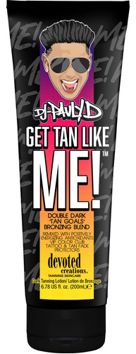 Pauly D Get Tan Like Me - Mezcla De Bronceado Doble Oscuro,.