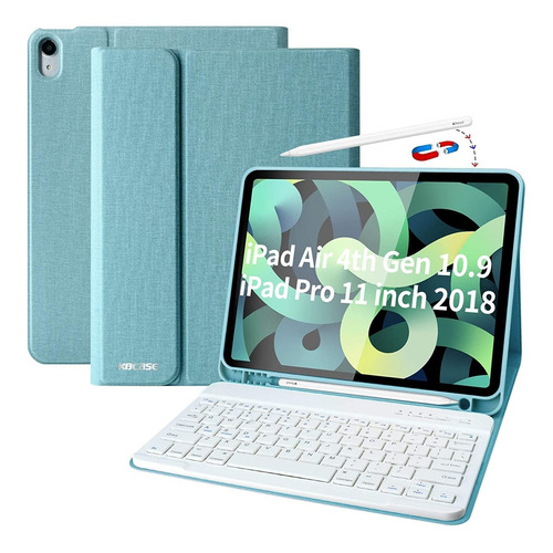 Funda Con Teclado Para iPad 11 Pro 2018/iPad 10.9 2020(xnrj)