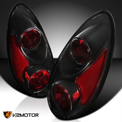 Black Fits 2001-2005 Chrysler Pt Cruiser Tail Lights Bra Zzf