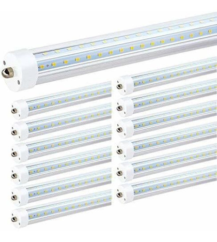 Focos Led - Jesled T8/t10/t12 8ft Led Tube Light, Single Pin