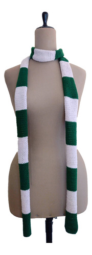 Bufanda De Verano Tejida Slytherin 220cm