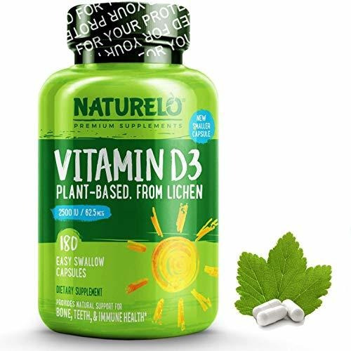 Naturelo Vitamina D - 2500 Ui - A Base De Plantas - Del Liqu