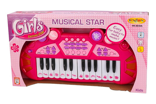 Organo Musical Star Electronico Niños Luces Y Sonido