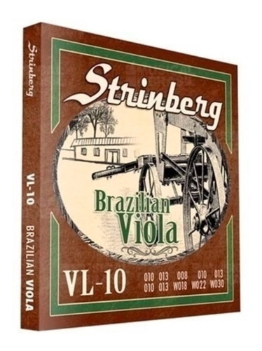 Encordoamento Para Viola Strinberg Vl10 10 Cordas