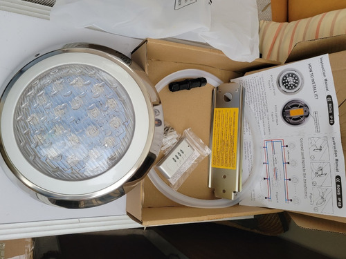 Lampara Para Piscina 54w 12v Luz 7 Colores 252led Ip68